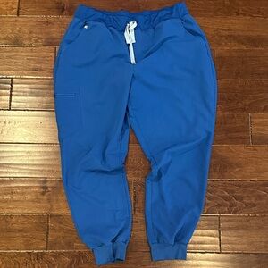 Women’s blue figs scrubs joggers